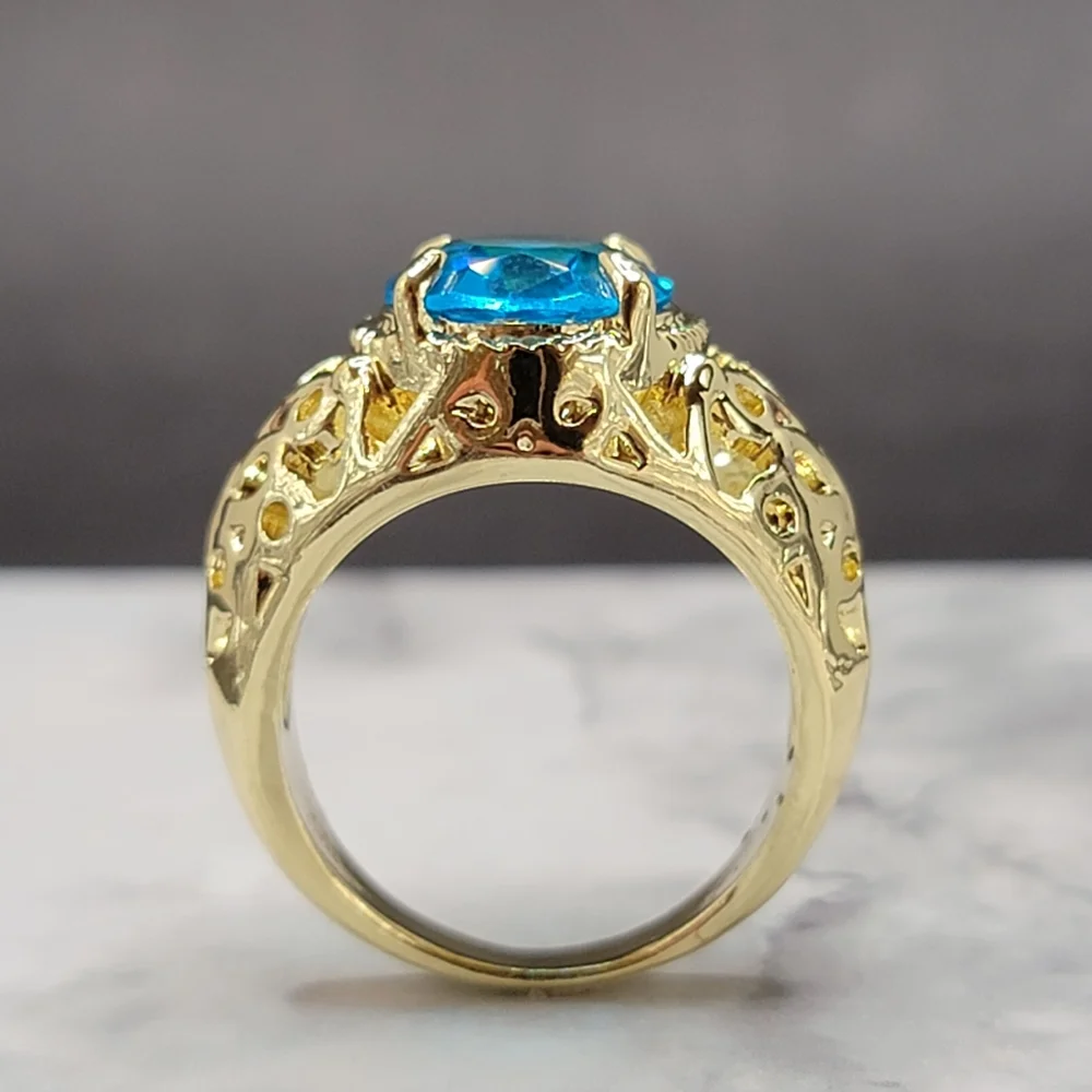 Ring simulated stone